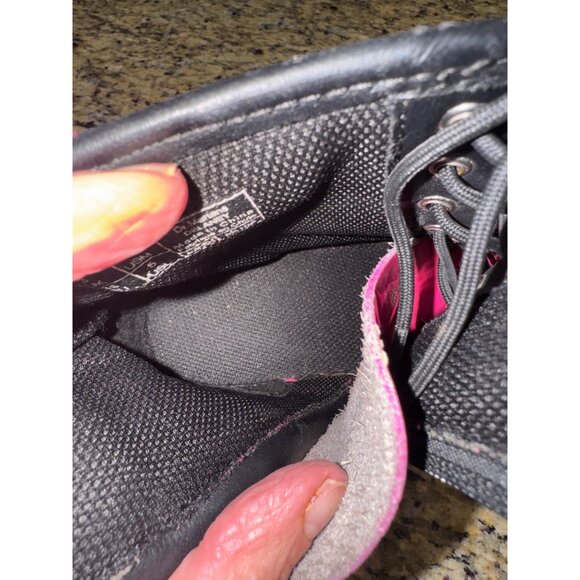 Dr. Martens Delaney Barbie Hot Pink Leather Kids Boots Size 4 With Zipper Laces - Picture 14 of 14